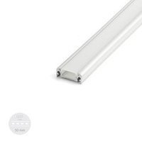 Profil ALU LED SURFACE 2m + Klosz Satyna