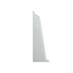 Zakończenie lewe do listwy PCV 70mm ALUMINIUM
