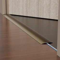 Profil Progowy Owalny Listwa Progowa Owalna 1,80cm SZAMPAN 30mm ŚRUBA