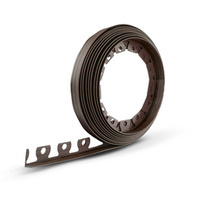 Obrzeże Obrzeża Trawnikowe Ogrodowe Elastyczne Rant 10m Wysokość 50mm BRĄZ Zestaw z Kołkami