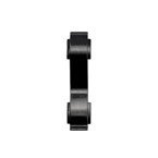 Łącznik do listwy PCV 62mm CZARNY POŁYSK