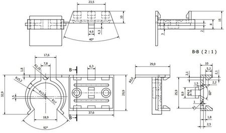 Cokół Meblowy Kuchenny PCV 100mm INOX 1,5mb