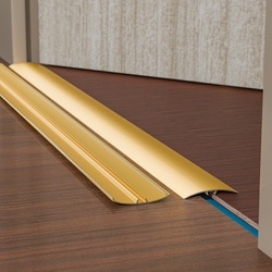 Profil Progowy Owalny Listwa Progowa Owalna 1,80cm ZŁOTY 50mm WCISKANA