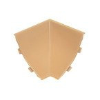 Narożnik wewnętrzny listwy przyblatowej 23mm BEŻOWY