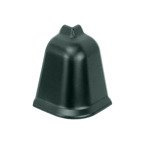 Narożnik zewnętrzny listwy przyblatowej 37mm CZARNY