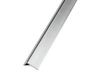 KĄTOWNIK PCV Osłona Narożnik 20x10mm SREBRNY SZCZOTKOWANY 2m