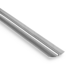 Profil Progowy Owalny Listwa Progowa Owalna 1,80cm SREBRNY 30mm ŚRUBA