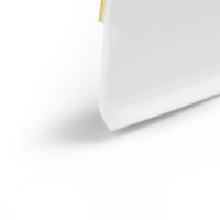 Listwa Maskująca BIAŁA z Uszczelką Płaskownik do Okien Okna PCV 60mm