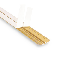 Profil Progowy Owalny Listwa Progowa Owalna 1,80cm ZŁOTY 30mm KLEJ