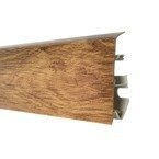 Listwa Przypodłogowa Podłogowa 70mm PCV 2m DĄB PALONY + 5 wkrętów GRATIS!