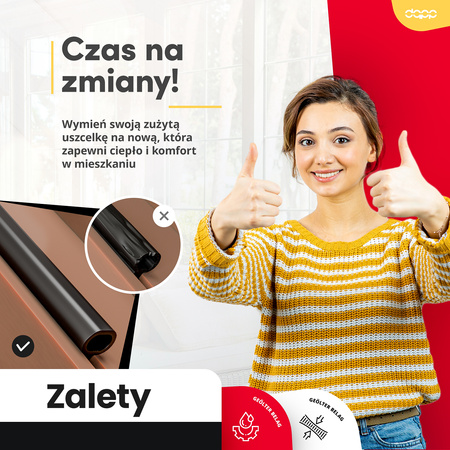 Uszczelka Okienna do Okna Okien PCV VEKA S-1126