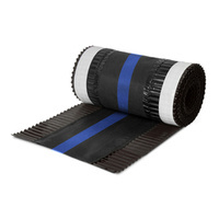 Taśma Aluminiowa KALENICOWA pod Gąsior xRoll 5mb Szerokość 240mm RAL 8019 CIEMNY BRĄZ