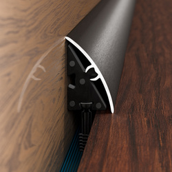 Profil Progowy Owalny Listwa Progowa Owalna 0,93m SZAMPAN 37mm 5 w 1