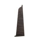 Zakończenie prawe do listwy PCV 70mm WENGE