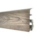 Listwa Przypodłogowa Podłogowa 70mm PCV 2m DĄB SKALISTY + 5 wkrętów GRATIS!