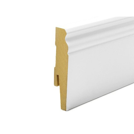 Listwa Przypodłogowa Podłogowa MDF BIAŁA 90x15mm 2,5m