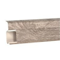 Listwa Przypodłogowa Podłogowa 55mm PCV 2,5m DĄB BELFAST + 5 wkrętów GRATIS!