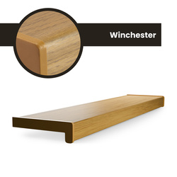 Parapet Wewnętrzny Komorowy PCV WINCHESTER Szerokość 30cm + zaślepki GRATIS