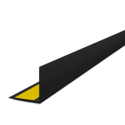 Kątownik PCV Samoprzylepny Zewnętrzny Narożnik 20x20mm CZARNY 2m 