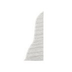 Zakończenie prawe do listwy PCV 62mm JESION SZARY