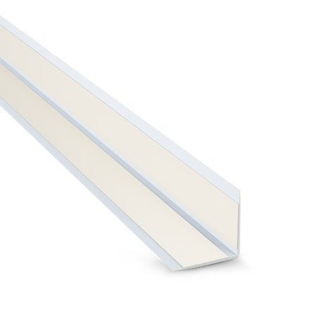 Kątownik PCV Samoprzylepny Zewnętrzny Narożnik 15x15mm BIAŁY 2m 