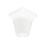 Narożnik wewnętrzny listwy przyblatowej 37mm BIAŁY