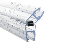 Uszczelka magnetyczna do kabin prysznicowych do szyb 3,5mm - 5mm MODEL 6