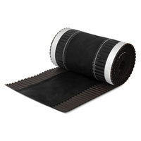 Taśma Aluminiowa KALENICOWA pod Gąsior vRoll 5mb Szerokość 240mm RAL 8019 CIEMNY BRĄZ