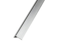 KĄTOWNIK PCV Osłona Narożnik 17x5mm SREBRNY SZCZOTKOWANY 2m