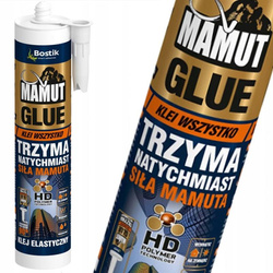 Klej montażowy uniwersalny budowlany Mamut biały Bostik 290 ml