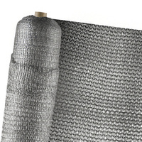 Siatka Osłona CIENIUJĄCA Maskująca 90% Szara NA PŁOT 150cm + Czarne Opaski Zaciskowe GRATIS