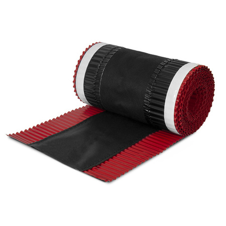 Taśma Aluminiowa KALENICOWA pod Gąsior vRoll 5mb Szerokość 390mm RAL 3011 WIŚNIA