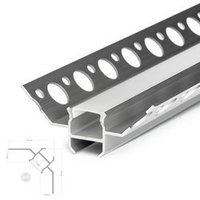 Profil ALU UNI 90 2m + Klosz Mleczny