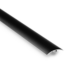 Profil Progowy Owalny Listwa Progowa Owalna 1,86m CZARNY 37mm 5 w 1