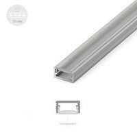 Profil ALU MODEL G 2m + Klosz Przezroczysty