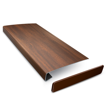 Nakładka Renowacyjna na stary parapet wewnętrzny Orzech Szerokość 38cm