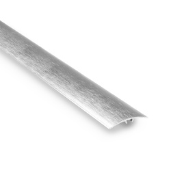 Profil Progowy Owalny Listwa Progowa Owalna 0,93cm SREBRNY SZCZOTKOWANY 37mm 5 w 1