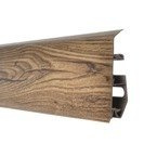 Listwa Przypodłogowa Podłogowa 70mm PCV 2m DĄB LEONARDO + 5 wkrętów GRATIS!