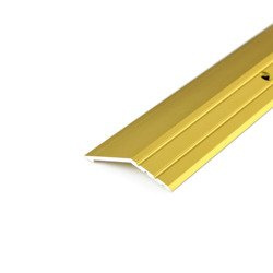 Profil Progowy Skośny Listwa Progowa Skośna 200cm ZŁOTY 16mm Na Śruby Wkręcana
