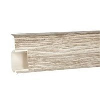 Listwa Przypodłogowa Podłogowa 55mm PCV 2m DĄB HUSKY + 5 wkrętów GRATIS!