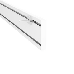 AGRAFKA Z ROLKĄ do Szyn Karniszy ALUMINIOWYCH ZESTAW 10 szt 
