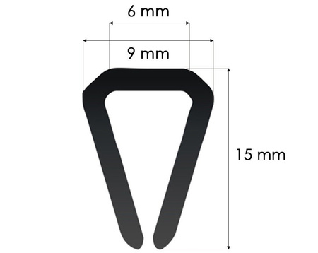 Uszczelka Krawędziowa na Krawędź Rant 6mm S-1087