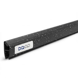 Uszczelka MAGNETYCZNA Czarna UM02 do Kabin Prysznicowych do SZYB 6mm 8mm