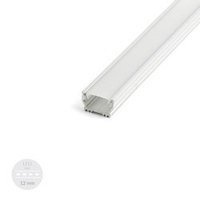 Profil ALU LED UNI 2m + Klosz Satyna
