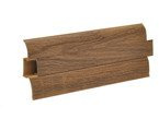 Listwa Przypodłogowa Podłogowa 62mm PCV 2,5m DĄB PALONY + 5 wkrętów GRATIS!