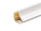 Listwa Przyblatowa Blatowa do Blatu Kuchenna PCV PVC MINI 15mm BIAŁY POŁYSK