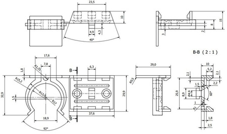 Cokół Meblowy Kuchenny PCV 150mm Czarny Połysk 1,5mb