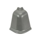 Narożnik zewnętrzny listwy przyblatowej 37mm ANTRACYT