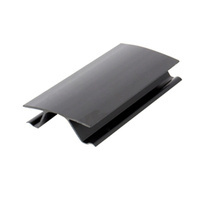 Narożnik do cokołu meblowego kuchennego PCV 100mm Czarny Połysk