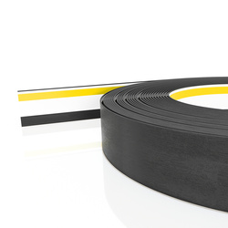 Listwa Maskująca PCV ANTRACYT Płaskownik do Okien Okna 60mm